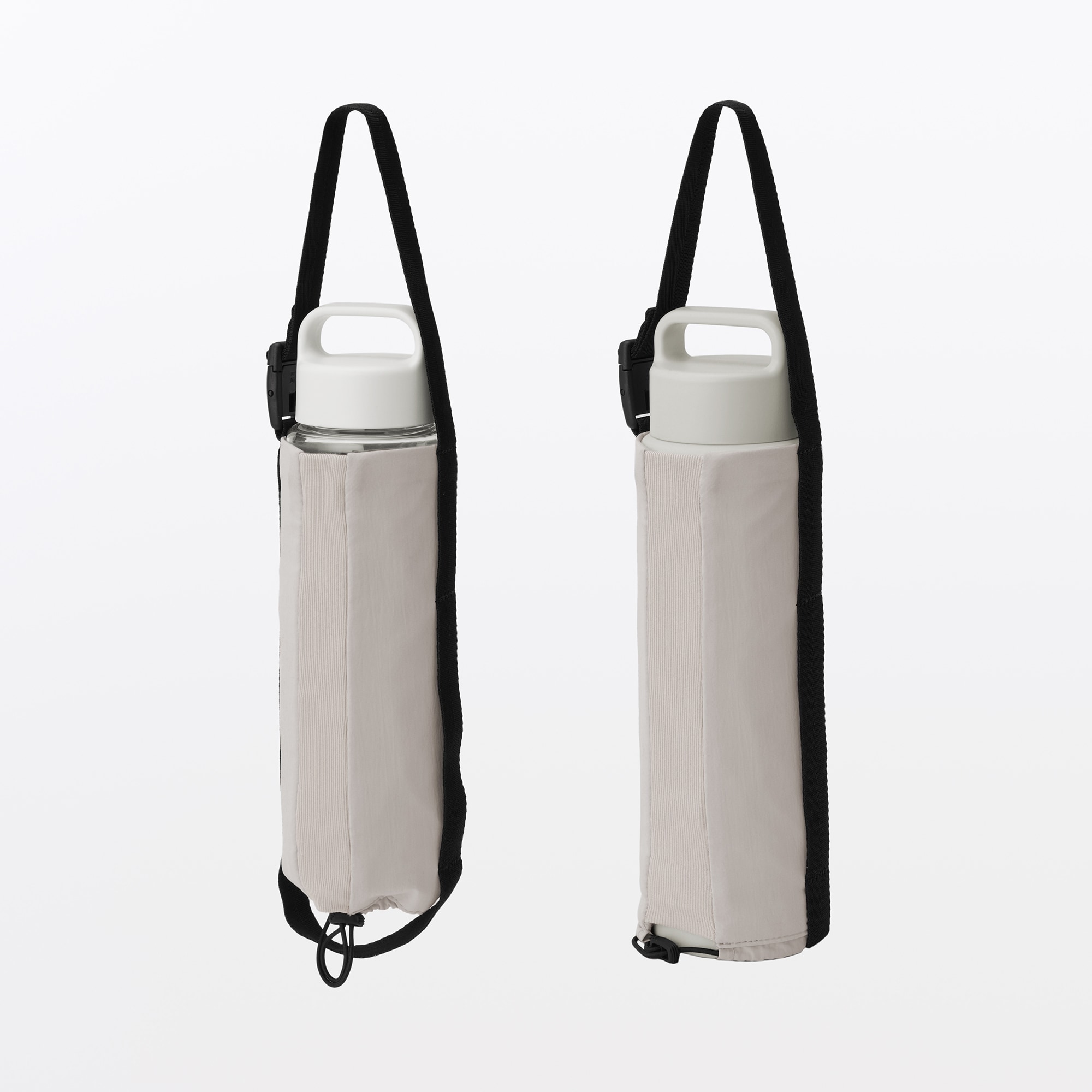 高さが調整できる　ボトル用ホルダー　大／ライトグレー