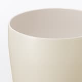 ステンレス　真空断熱二重構造　保冷タンブラー／オフ白