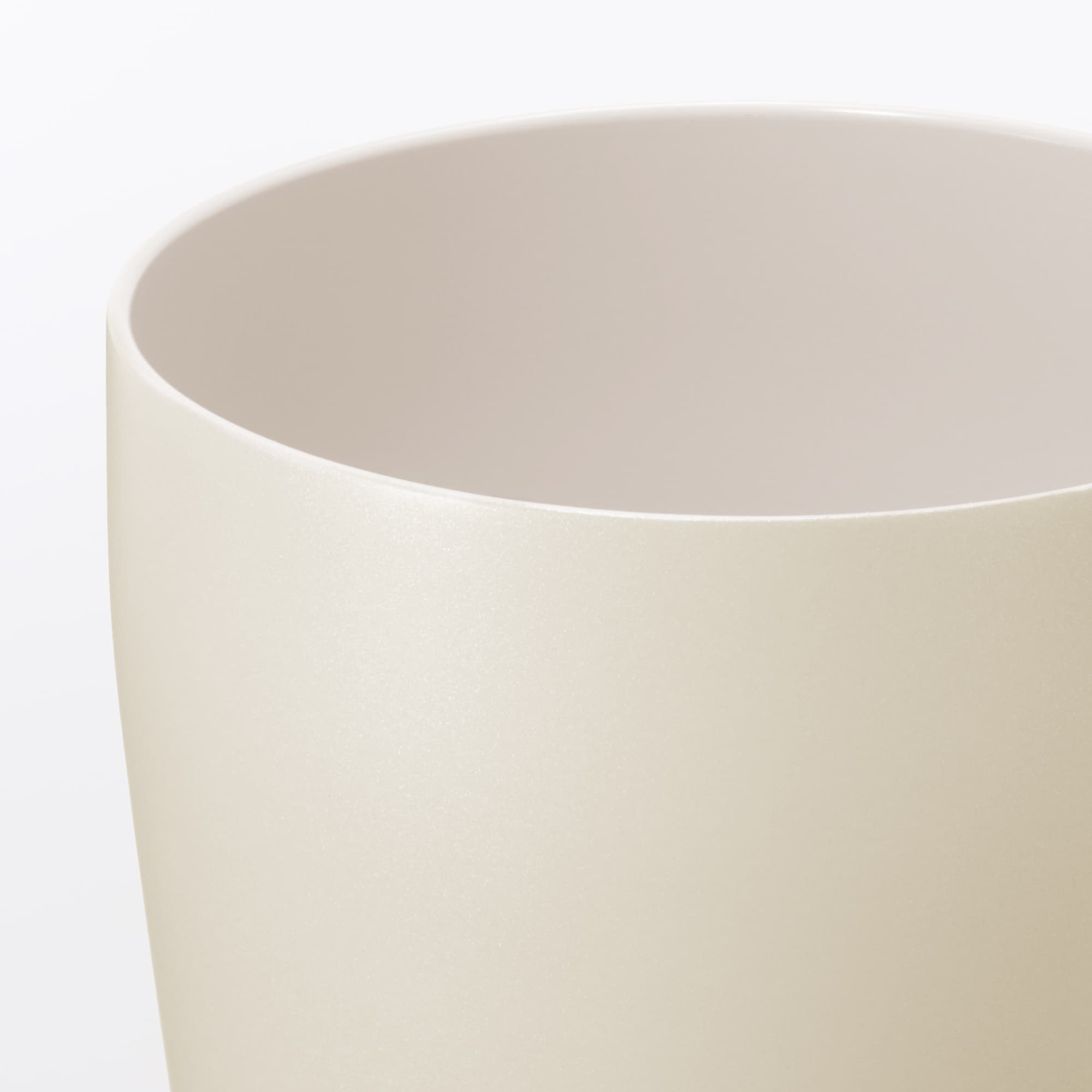 ステンレス　真空断熱二重構造　保冷タンブラー／オフ白