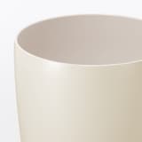 ステンレス　真空断熱二重構造　保冷タンブラー／オフ白