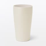 ステンレス　真空断熱二重構造　保冷タンブラー／オフ白