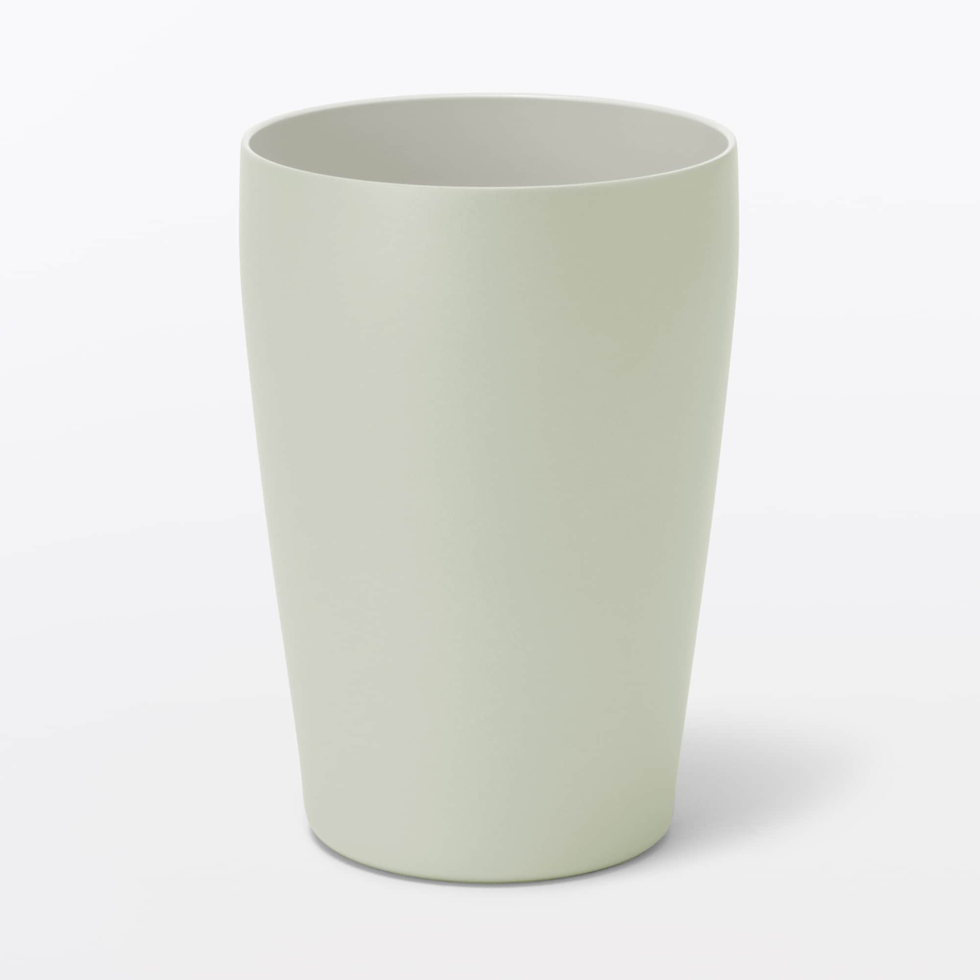 ステンレス　真空断熱二重構造　保冷タンブラー／ライトグリーン