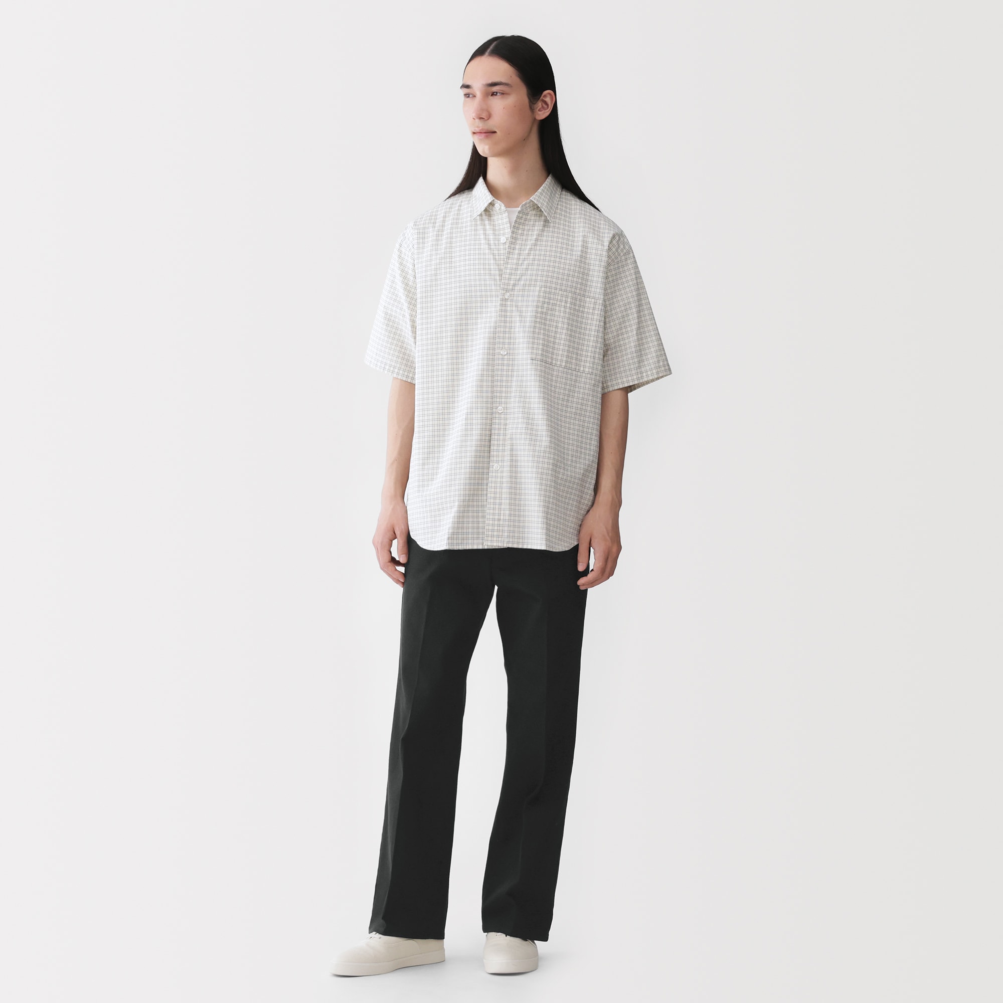 紳士　ストレッチブーツカットパンツ