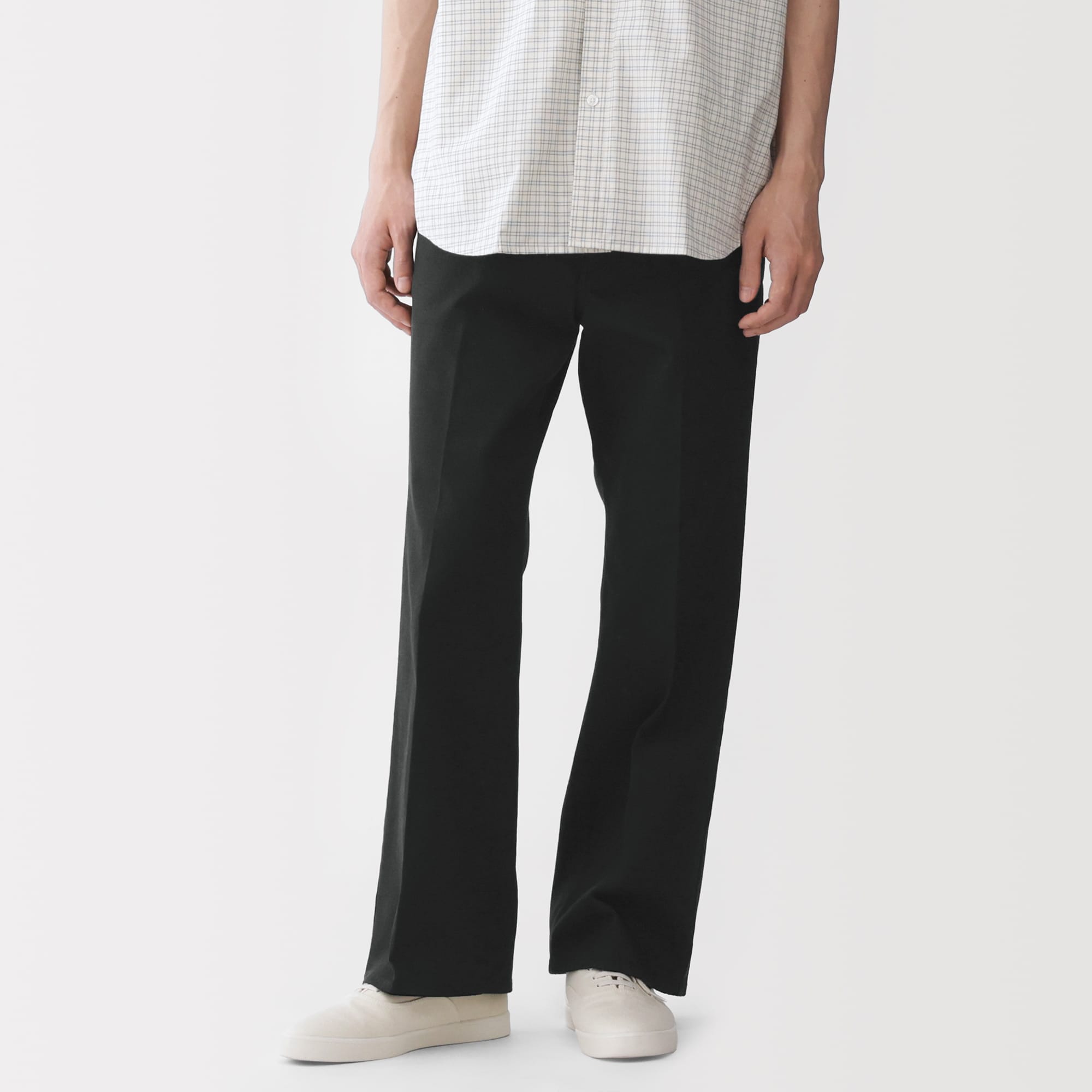 P*^様 UNDER COVERISM ストレッチブーツカットパンツ サイズ：L 紳士 ストレッチブーツカットパンツ | 無印良品