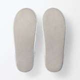 残反を使った　綿サッカー織バブーシュ