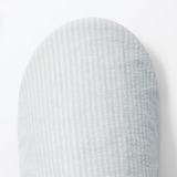 残反を使った　綿サッカー織バブーシュ