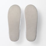 残反を使った　綿サッカー織バブーシュ