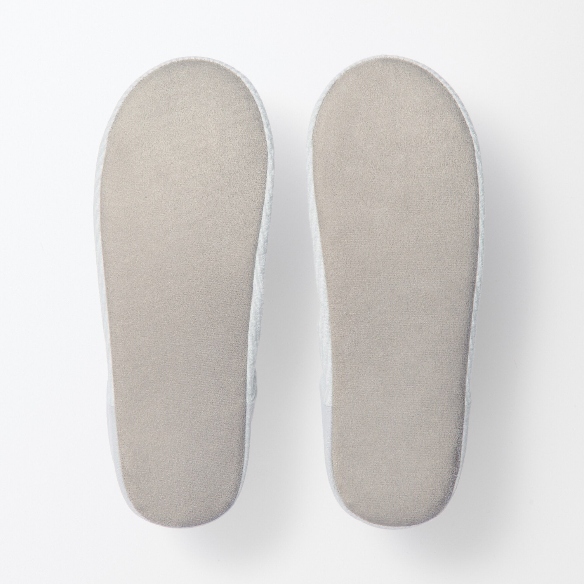 残反を使った　綿サッカー織バブーシュ