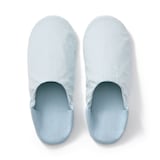 残反を使った　綿サッカー織バブーシュ