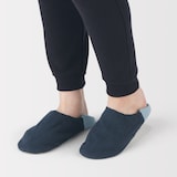 残反を使った　綿サッカー織バブーシュ