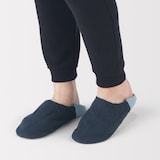 残反を使った　綿サッカー織バブーシュ