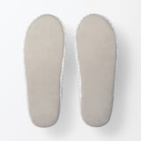 残反を使った　綿サッカー織バブーシュ