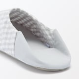 残反を使った　綿サッカー織バブーシュ