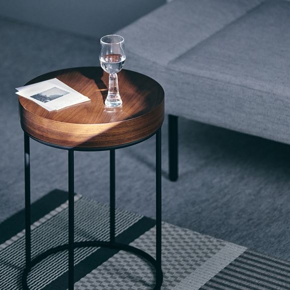 ［ＩＤＥＥ］ＤＩＶＡＮＣＯ　ＳＩＤＥ　ＴＡＢＬＥ　Ｗａｌｎｕｔ