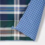 マドラスチェック　シートクッションロングタイプ