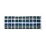 マドラスチェック　シートクッションロングタイプ