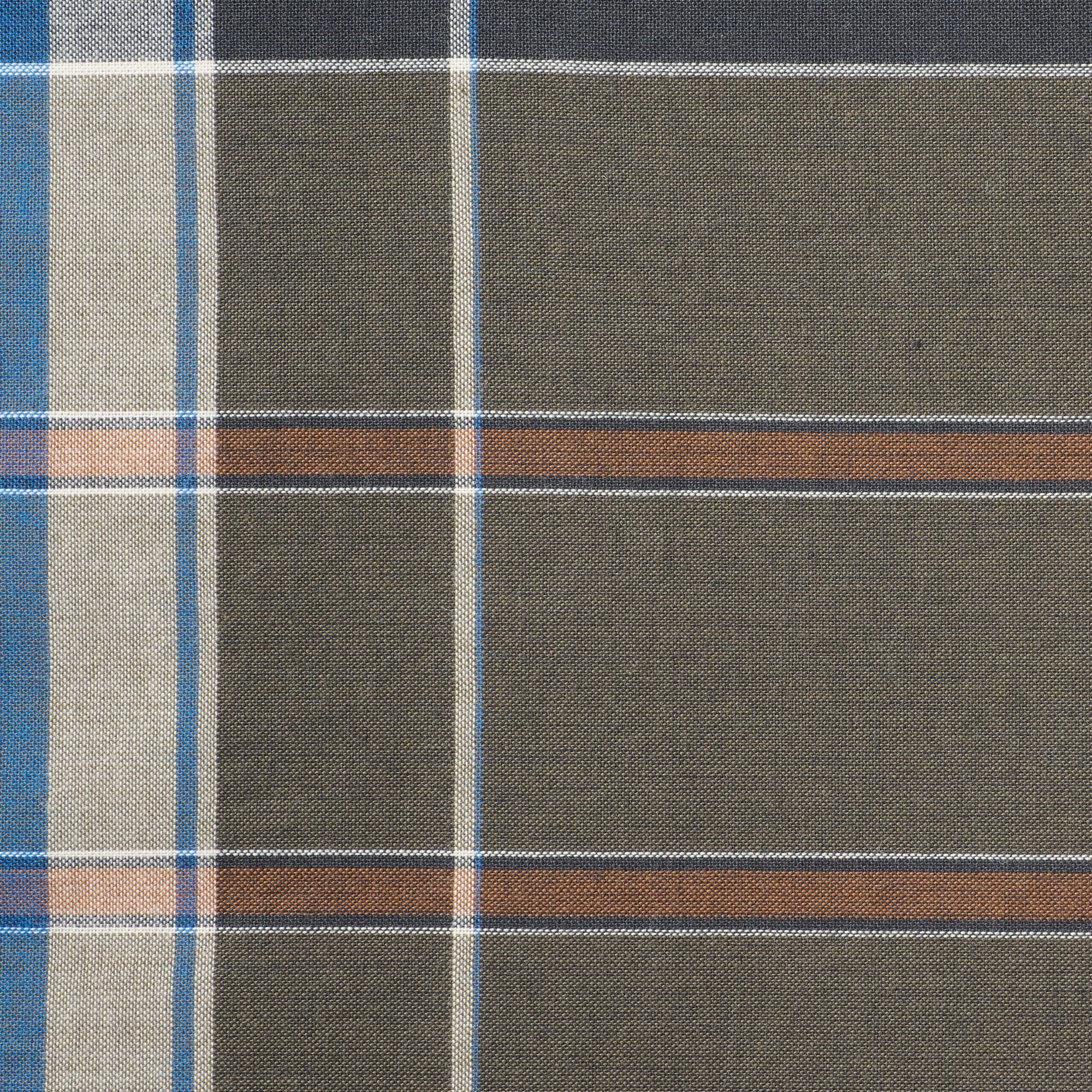 マドラスチェック　シートクッションロングタイプ