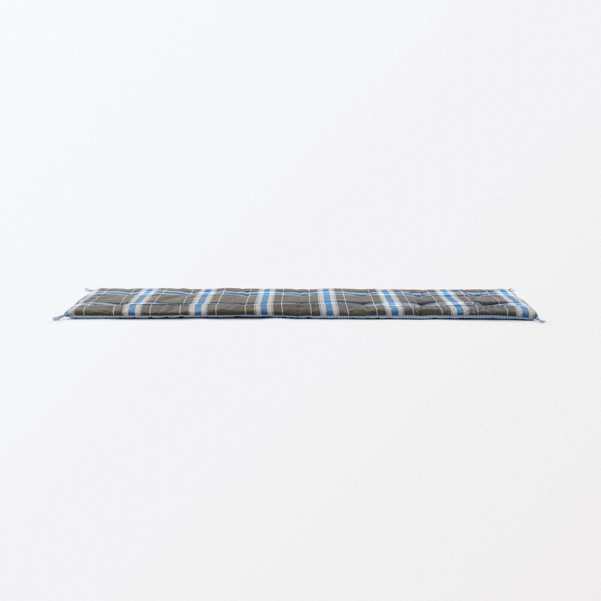 マドラスチェック　シートクッションロングタイプ