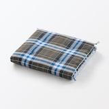 マドラスチェック　シートクッションロングタイプ