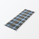 マドラスチェック　シートクッションロングタイプ