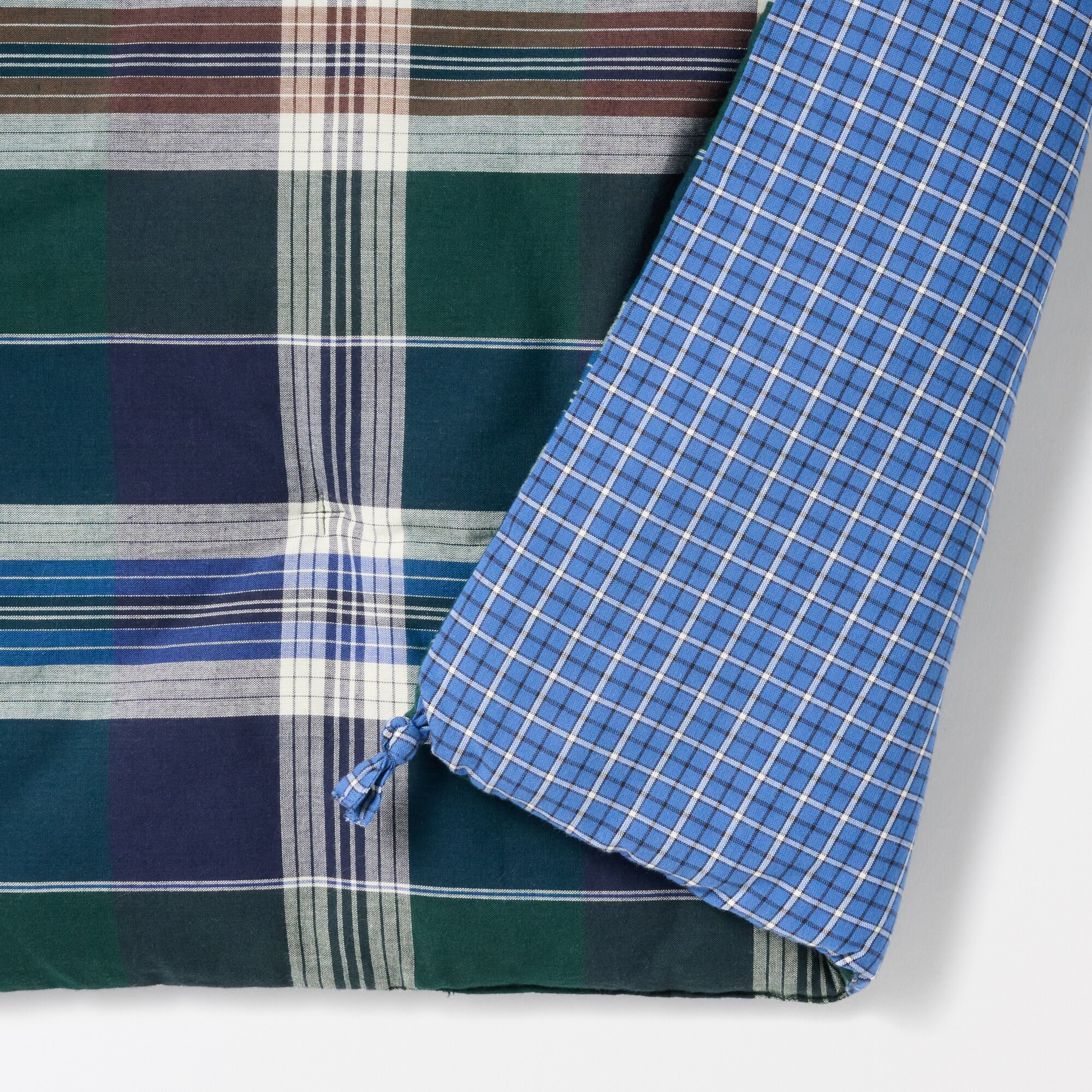 マドラスチェック　シートクッション