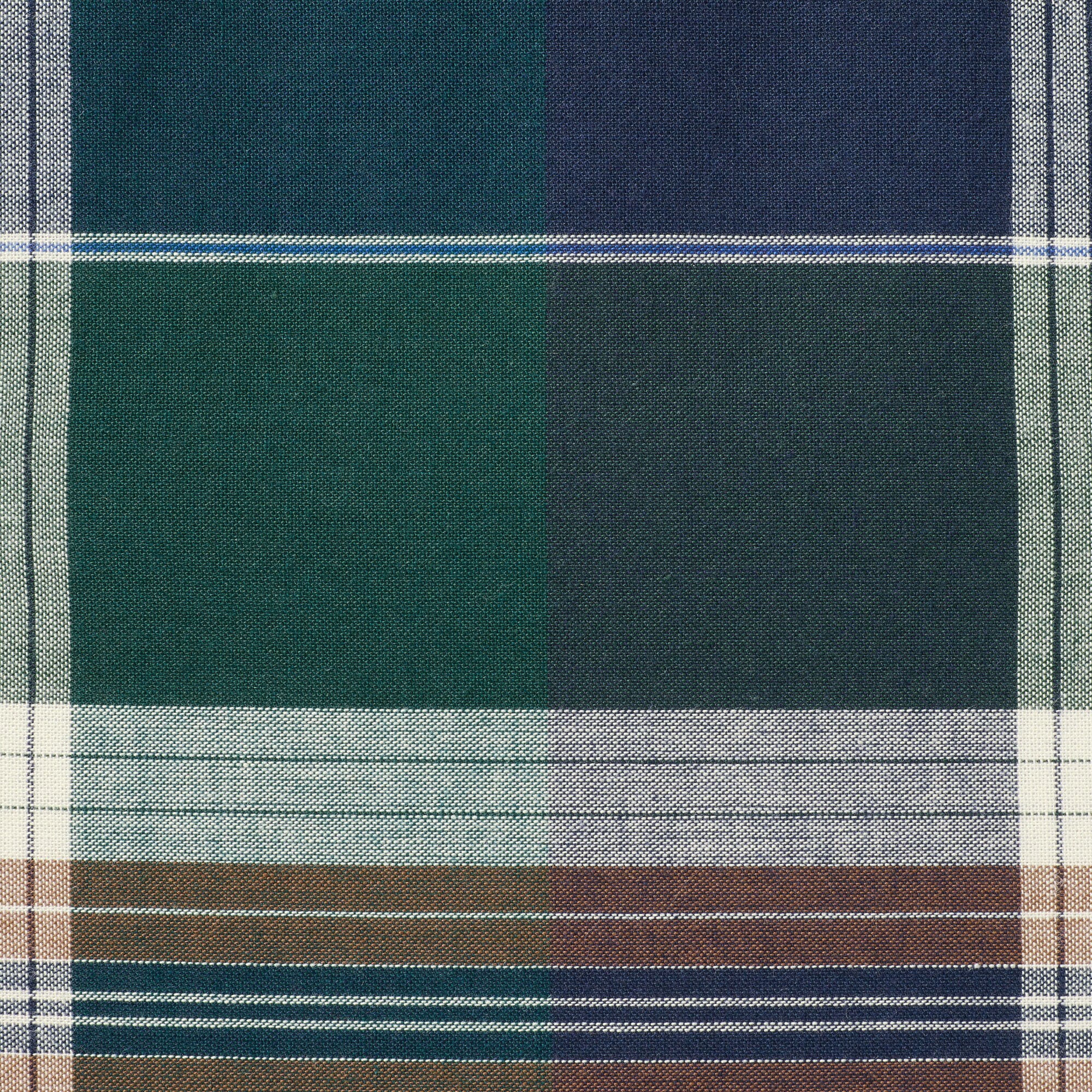 マドラスチェック　シートクッション