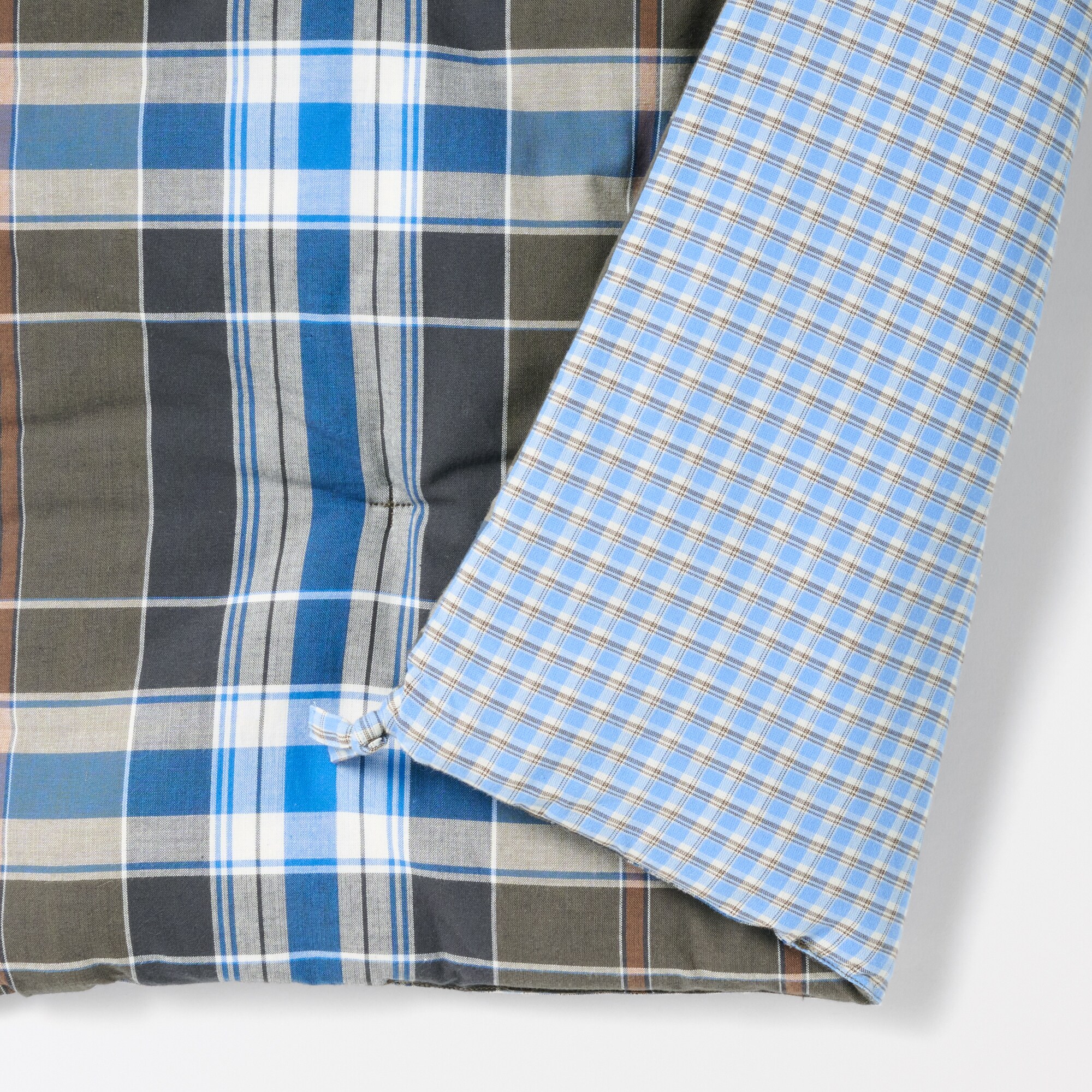 マドラスチェック　シートクッション