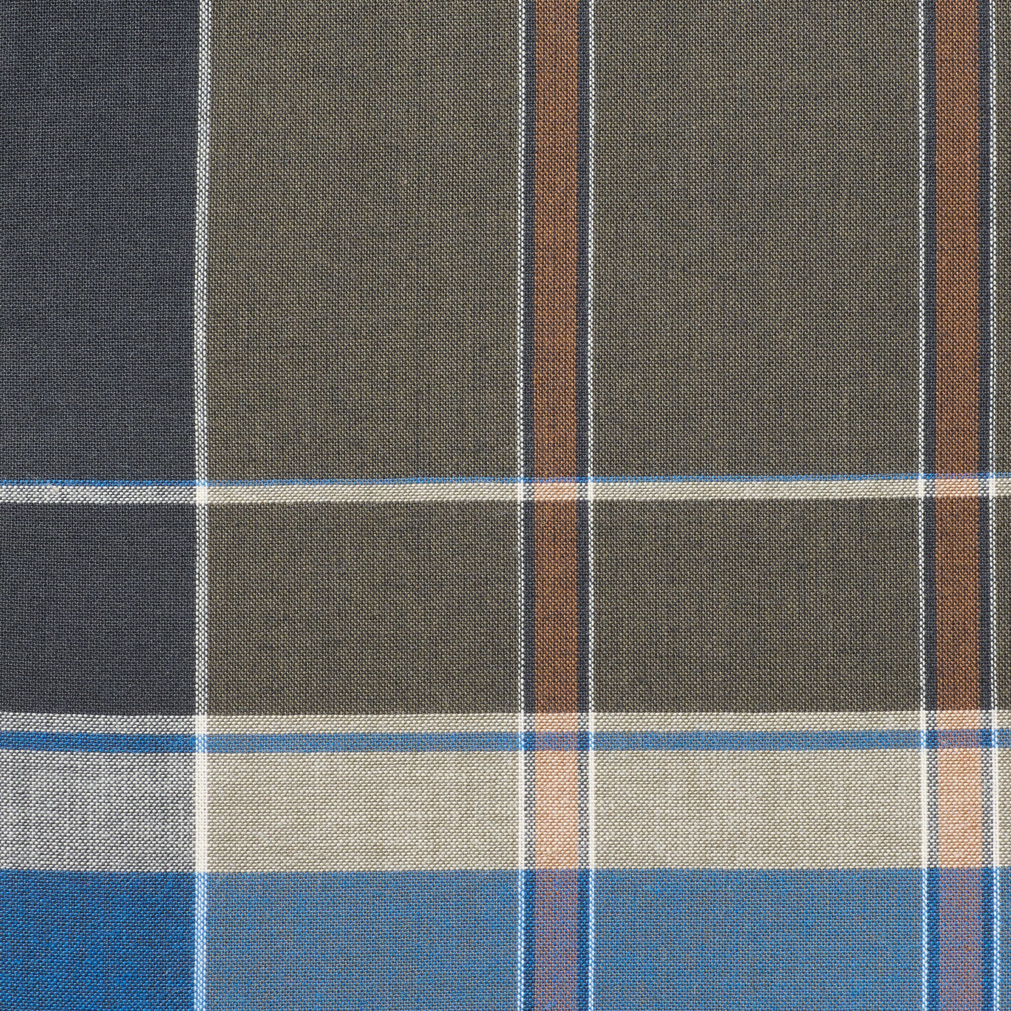 マドラスチェック　シートクッション