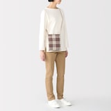 マドラスチェック　サコッシュ