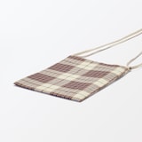 マドラスチェック　サコッシュ