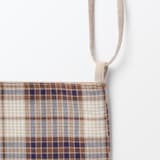 マドラスチェック　サコッシュ