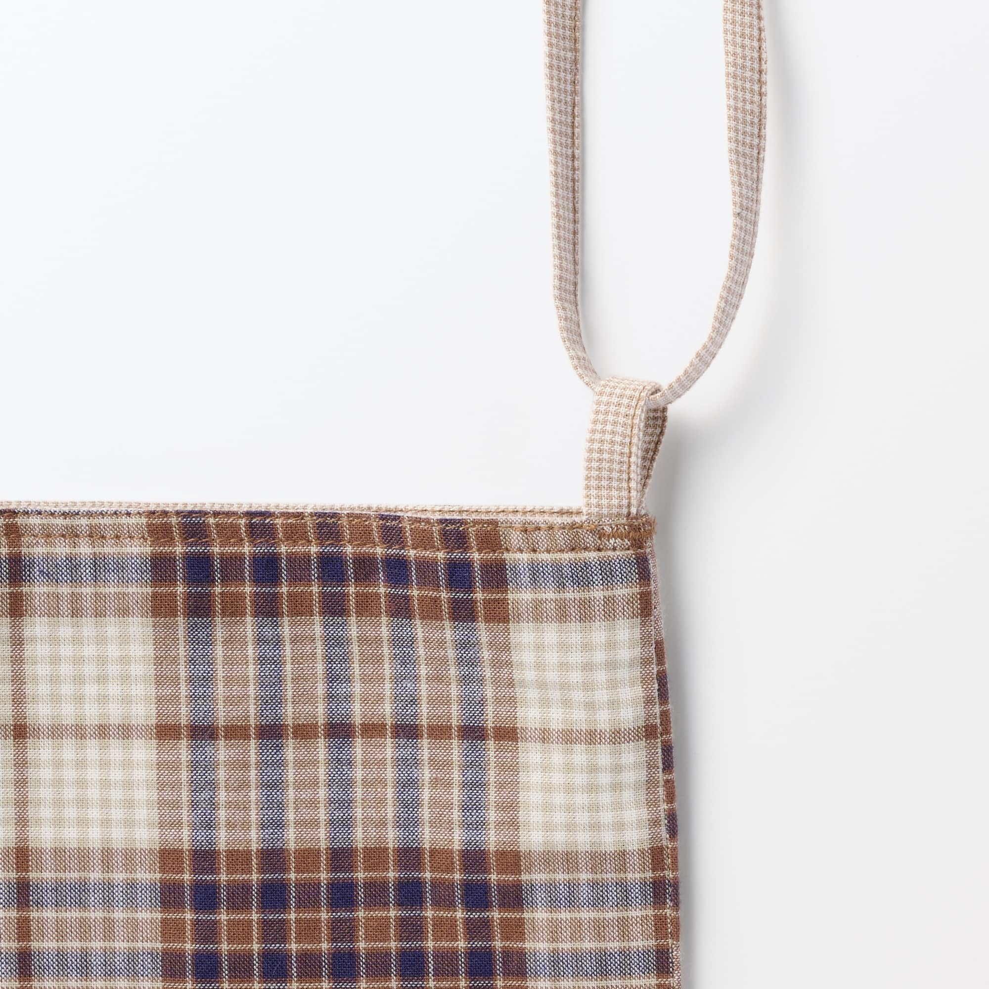 マドラスチェック　サコッシュ