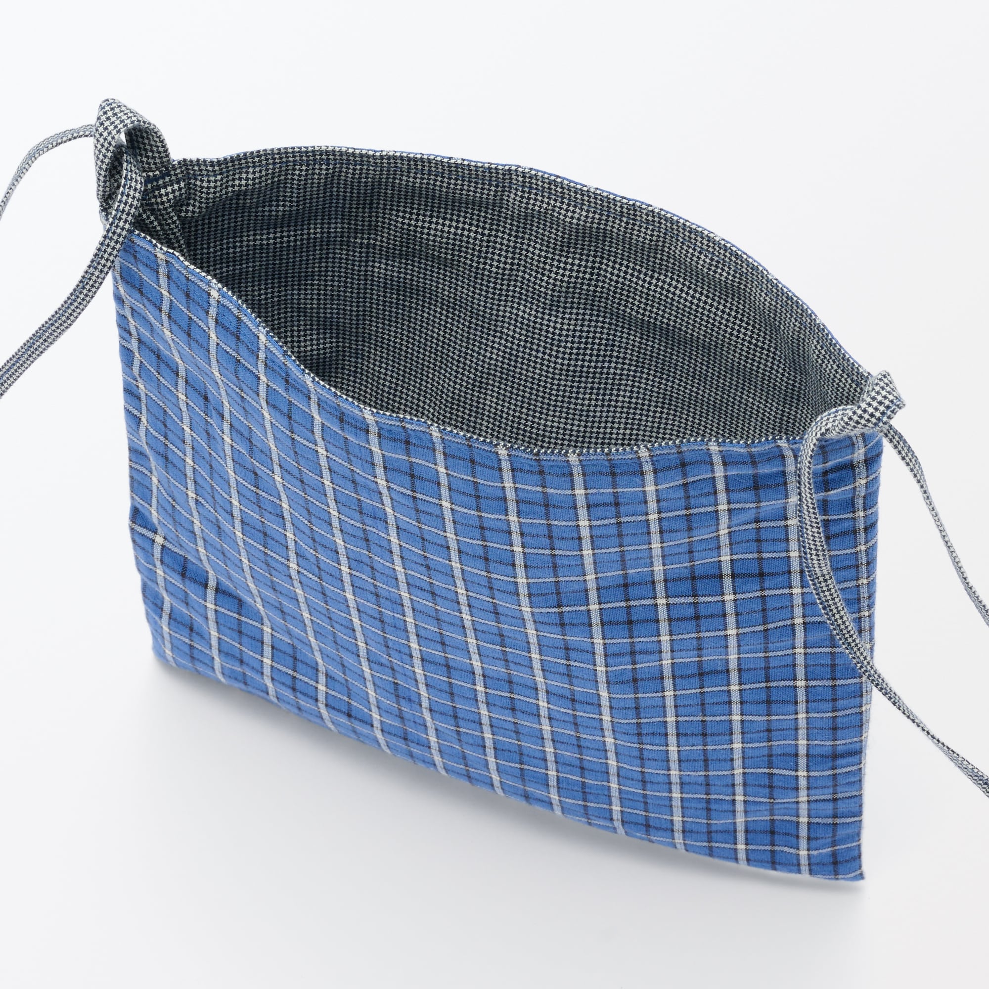 マドラスチェック　サコッシュ