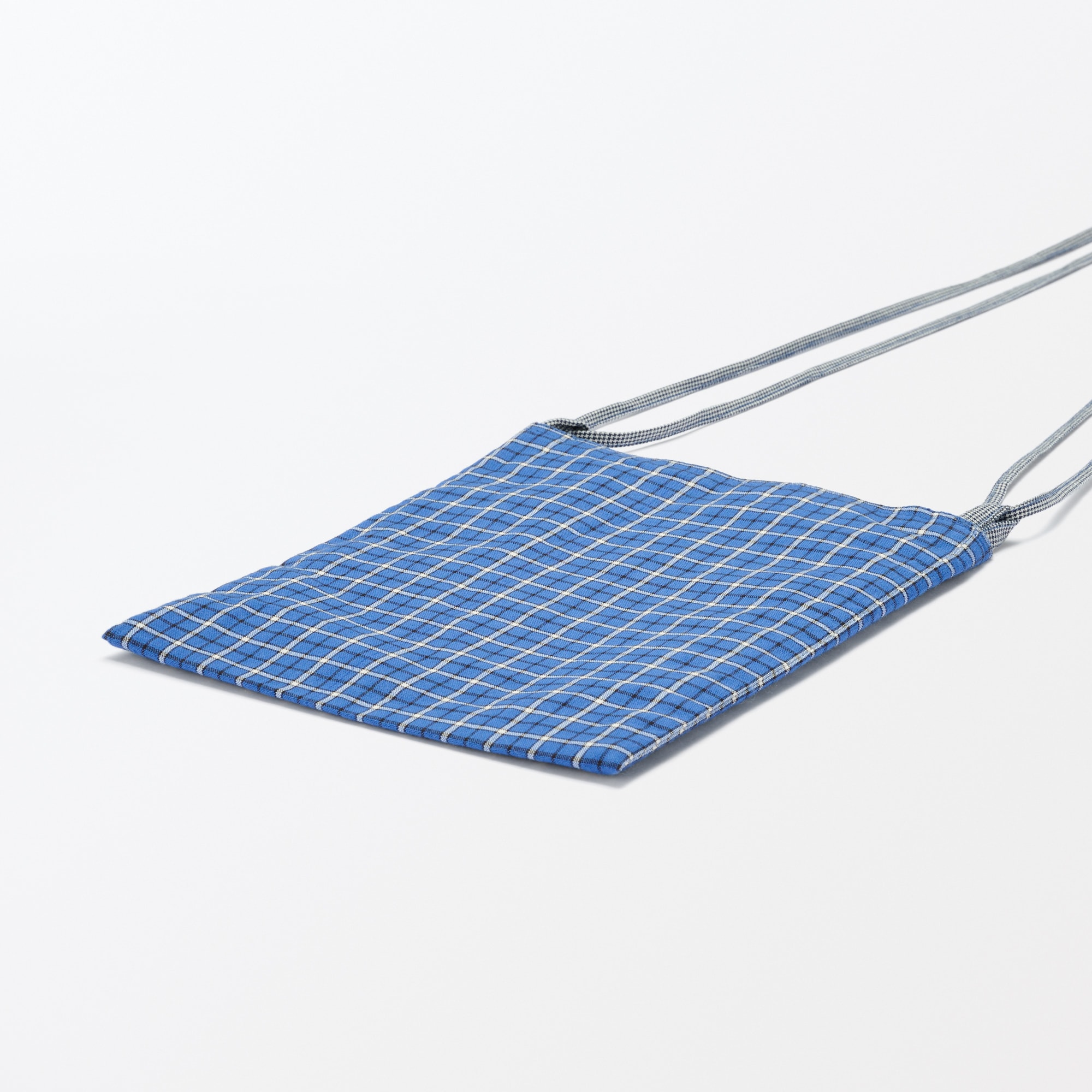 マドラスチェック　サコッシュ