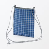 マドラスチェック　サコッシュ