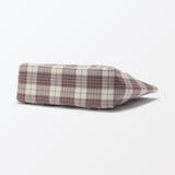 マドラスチェック　キルトバッグ　中