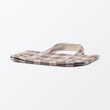 マドラスチェック　キルトバッグ　中