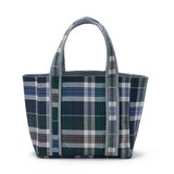 マドラスチェック　キルトバッグ　中