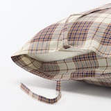 マドラスチェック　クッションカバー