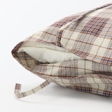マドラスチェック　クッションカバー
