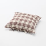 マドラスチェック　クッションカバー