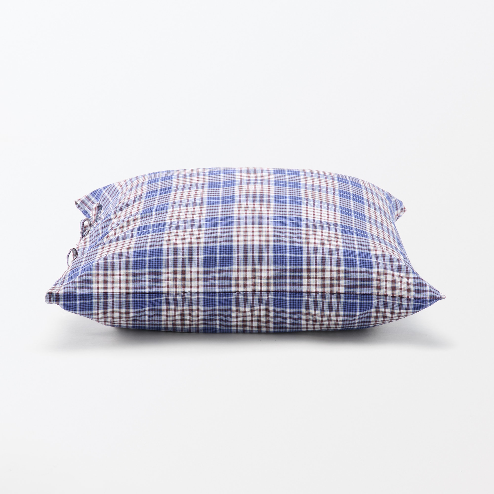 マドラスチェック　クッションカバー