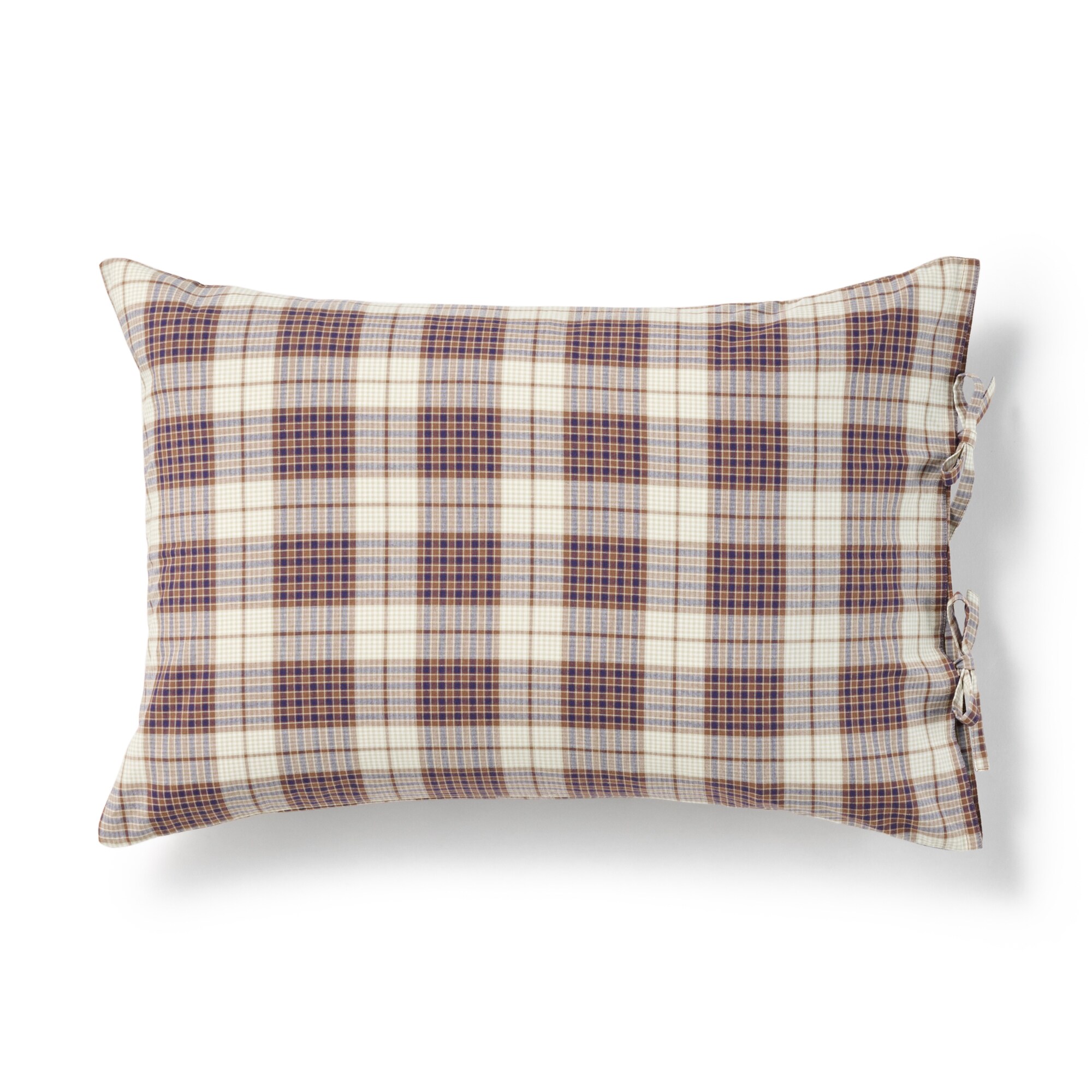 マドラスチェック　まくらカバー