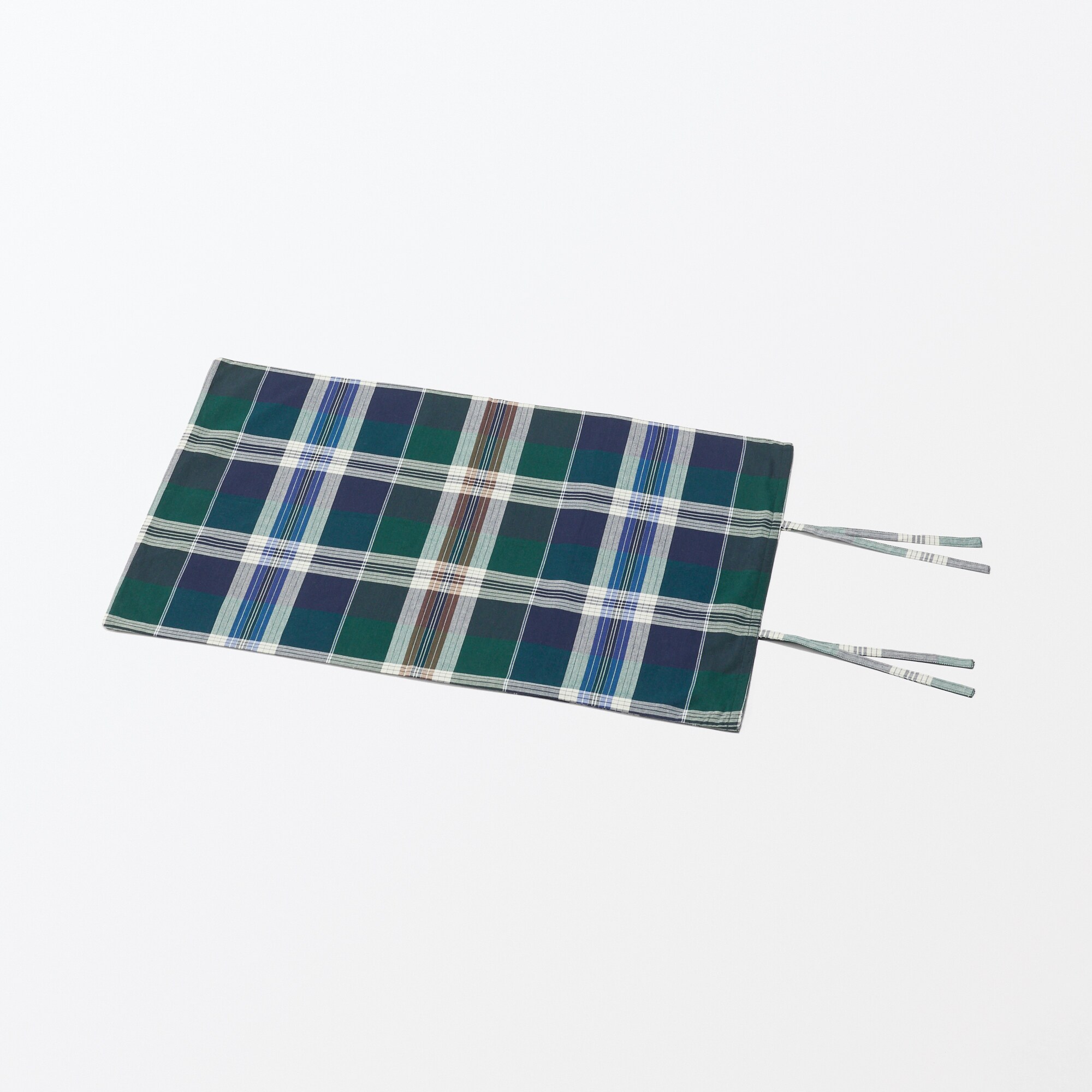 マドラスチェック　まくらカバー