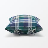 マドラスチェック　まくらカバー