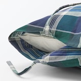 マドラスチェック　まくらカバー