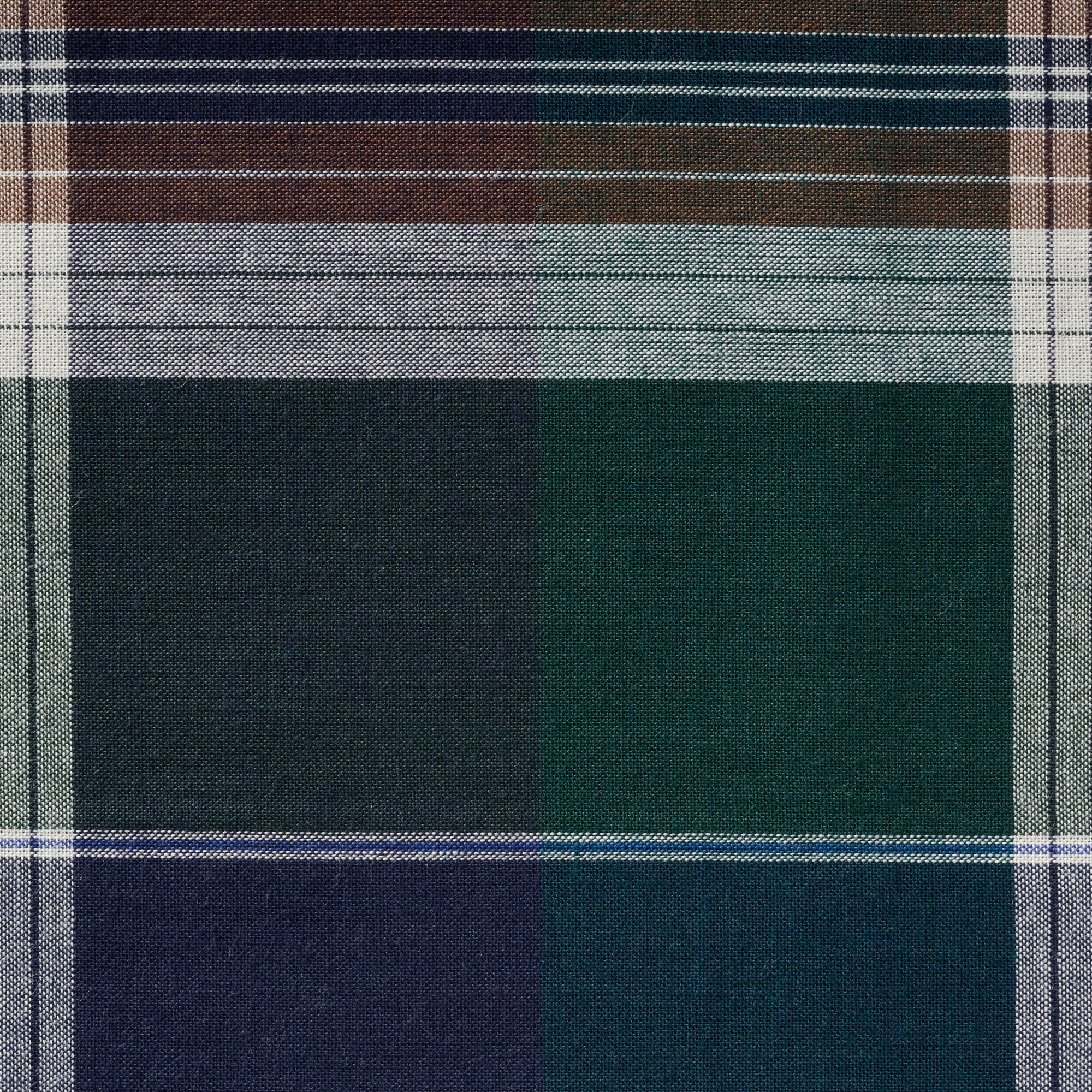 マドラスチェック　まくらカバー