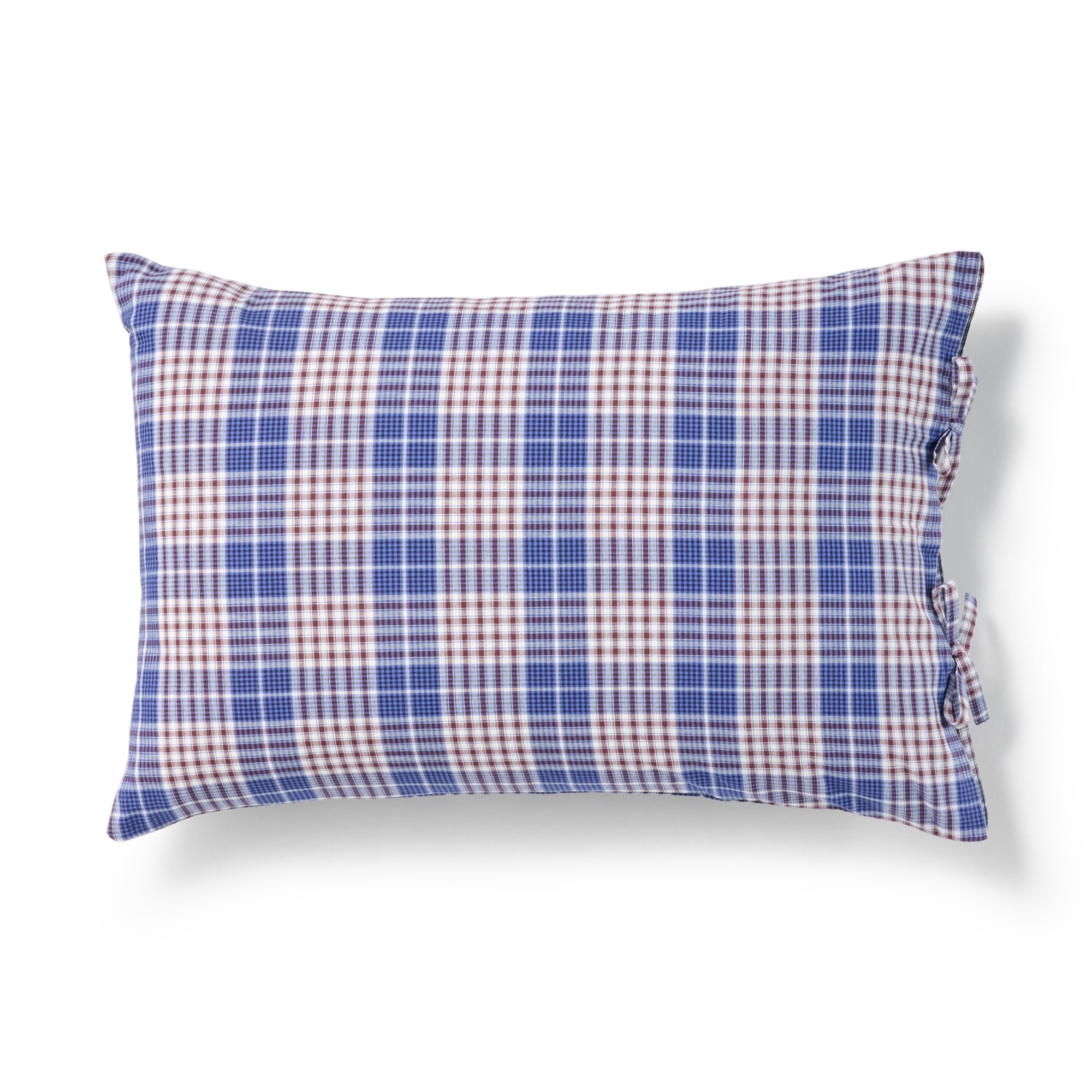 マドラスチェック　まくらカバー