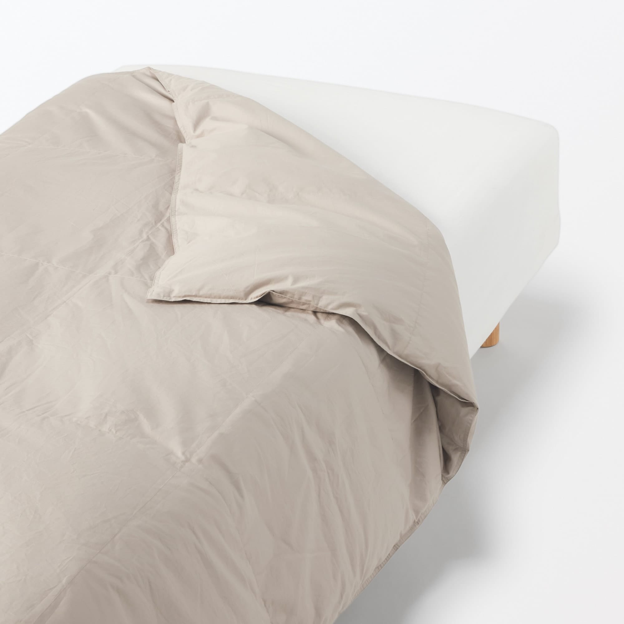 カバーがなくても使える　洗える羽毛薄掛ふとん／Ｄ