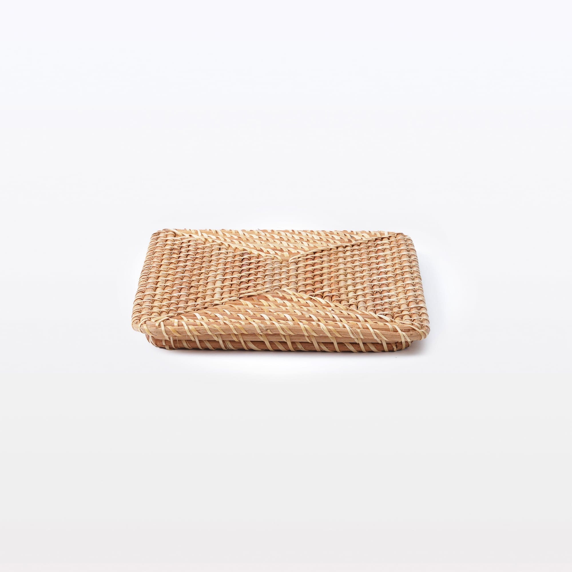 重なるラタン長方形バスケット用フタ | 無印良品